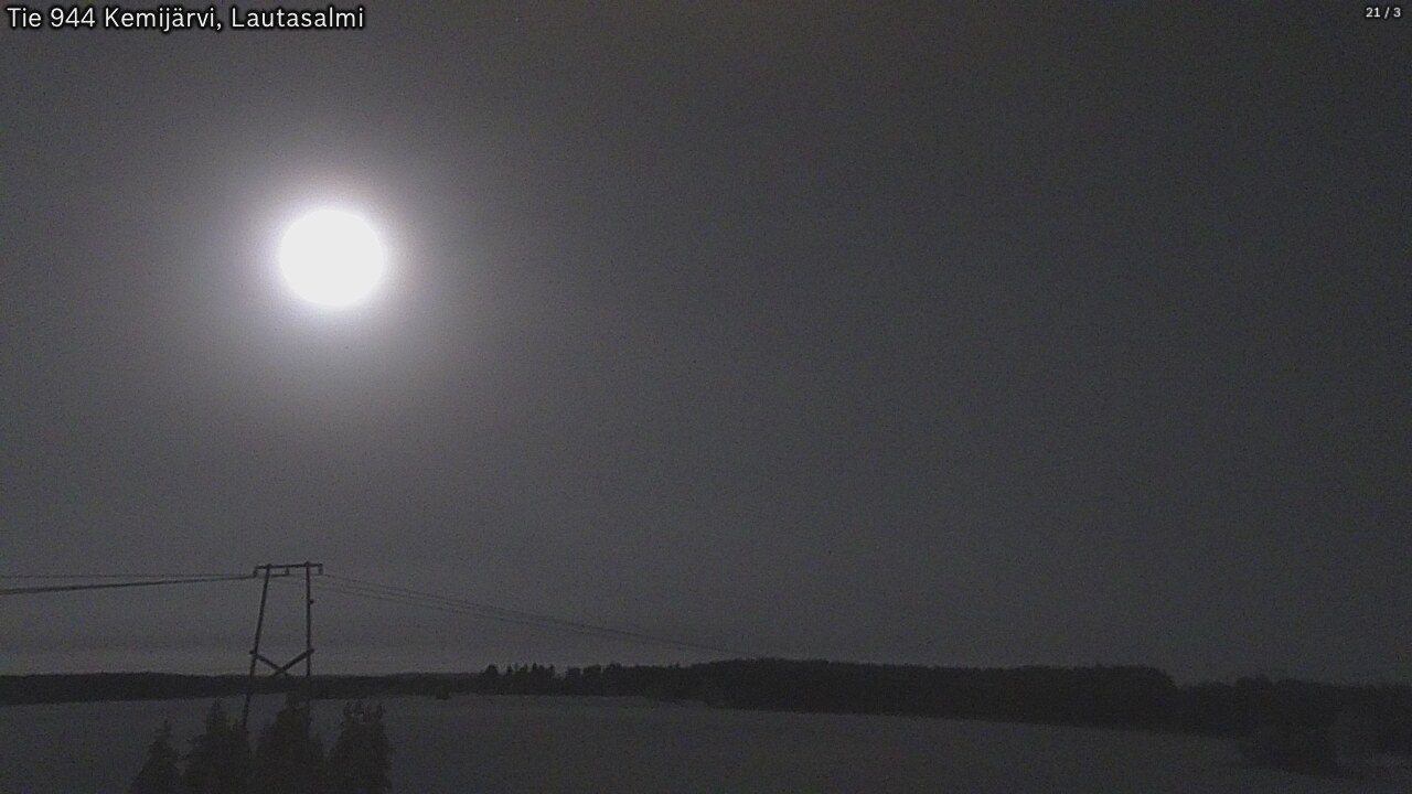 Kelikamerat Kuva Tie 944 Kemijärvi, Lautasalmi, Kemijärvi, Lappi