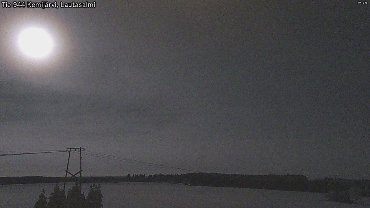 Kelikamerat Kuva Tie 944 Kemijärvi, Lautasalmi, Kemijärvi, Lappi