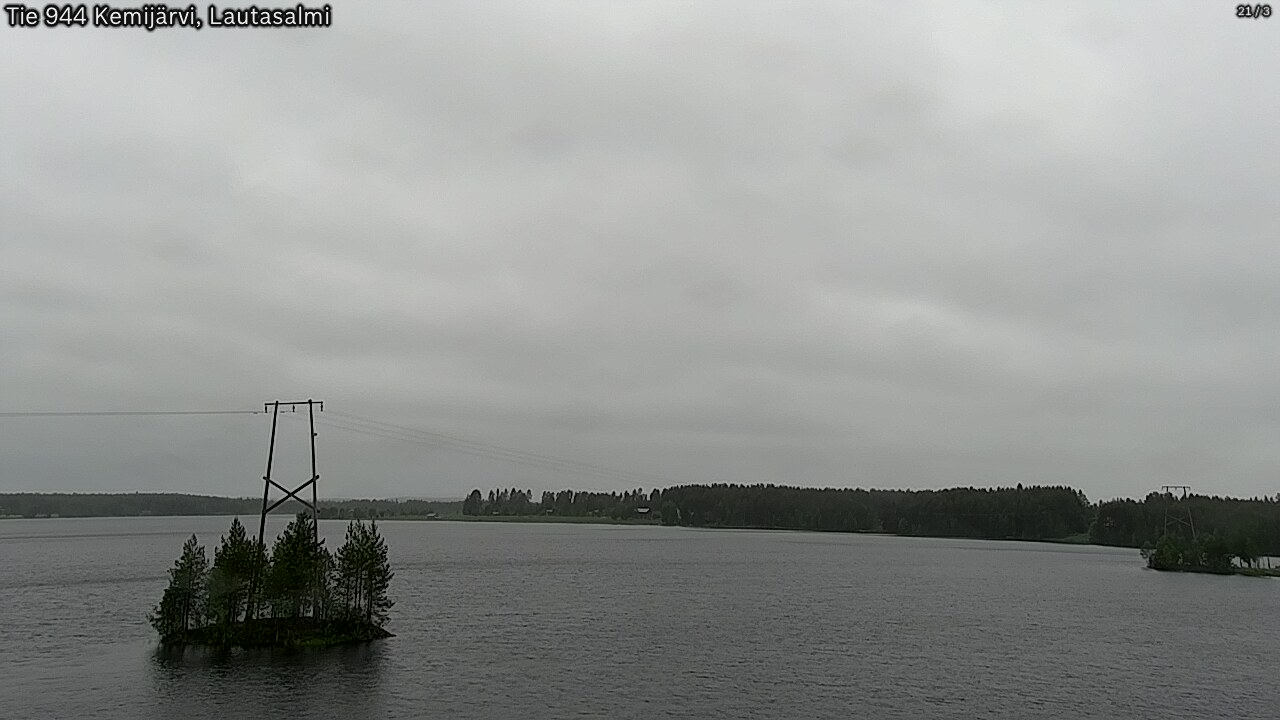 Weather Camera Image Väg 944 Kemijärvi, Lautasalmi, Kemijärvi, Lappi