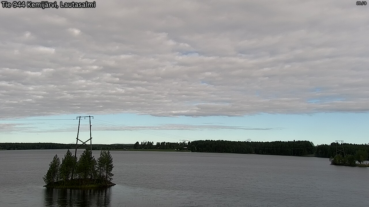 Weather Camera Image Road 944 Kemijärvi, Lautasalmi, Kemijärvi, Lappi