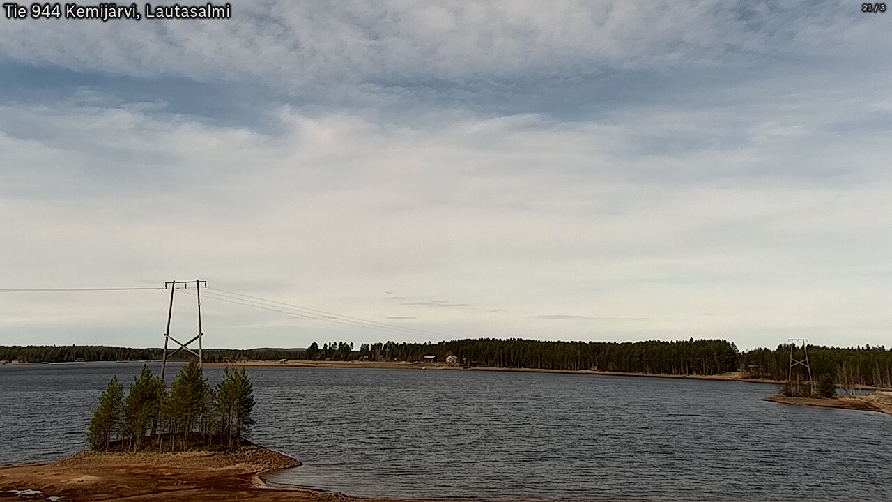 Weather Camera Image Road 944 Kemijärvi, Lautasalmi, Kemijärvi, Lappi