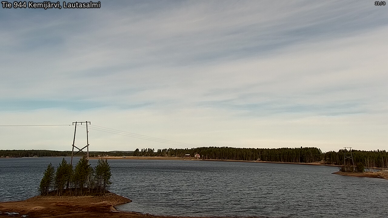 Weather Camera Image Road 944 Kemijärvi, Lautasalmi, Kemijärvi, Lappi
