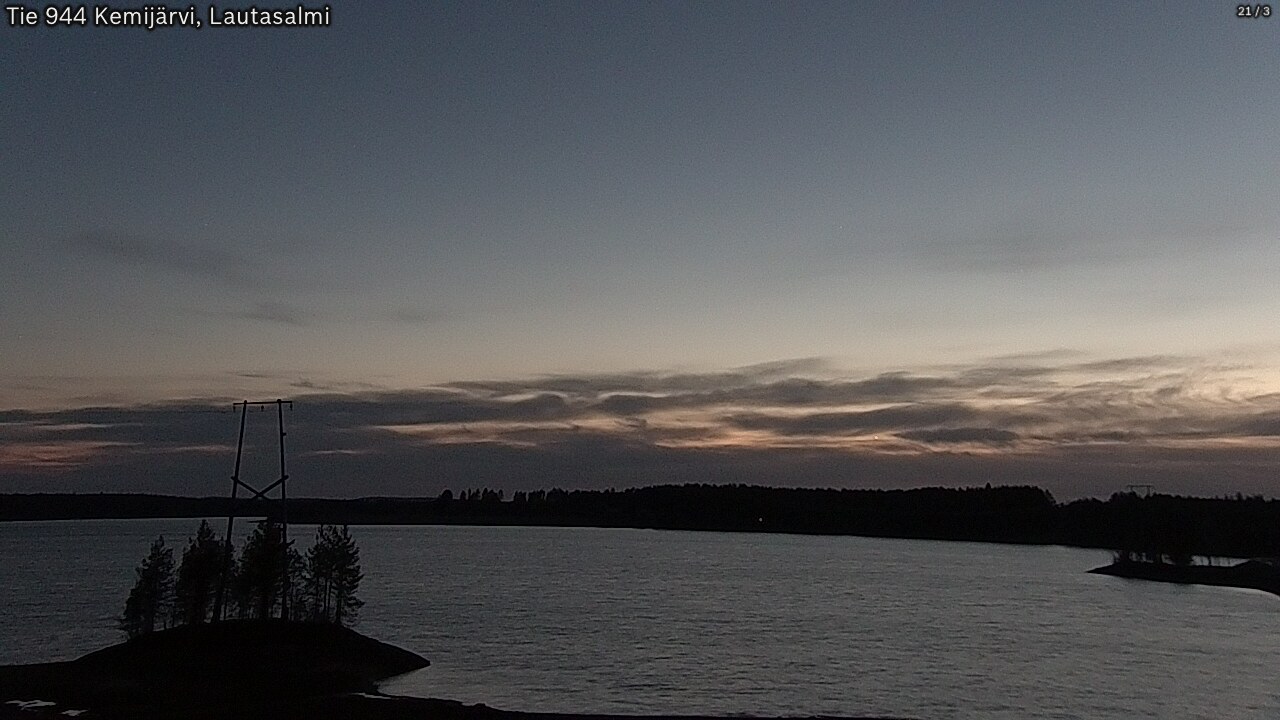 Weather Camera Image Road 944 Kemijärvi, Lautasalmi, Kemijärvi, Lappi