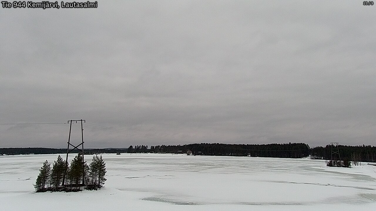 Kelikamerat Kuva Tie 944 Kemijärvi, Lautasalmi, Kemijärvi, Lappi