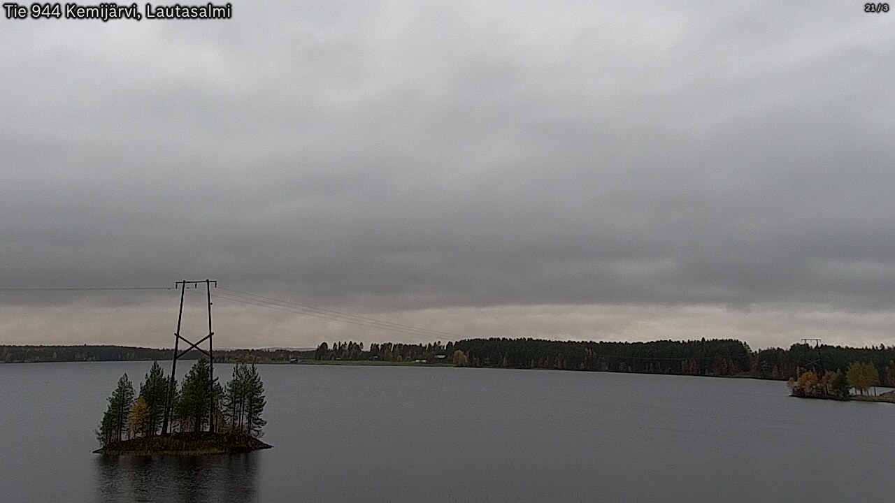 Weather Camera Image Road 944 Kemijärvi, Lautasalmi, Kemijärvi, Lappi