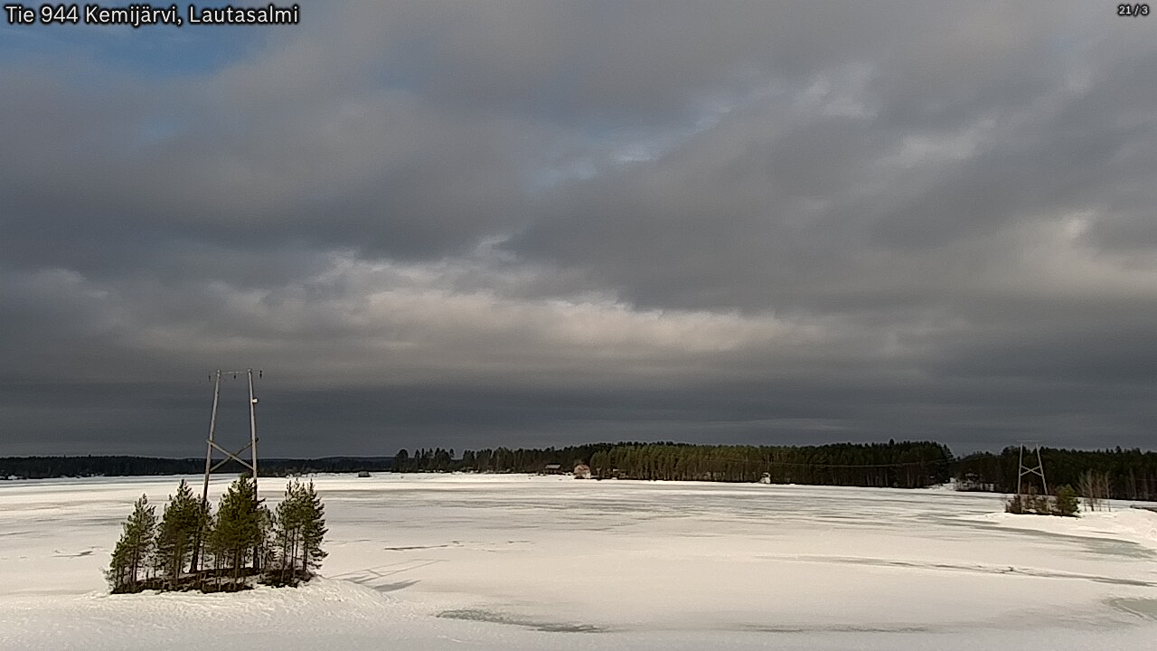 Kelikamerat Kuva Tie 944 Kemijärvi, Lautasalmi, Kemijärvi, Lappi