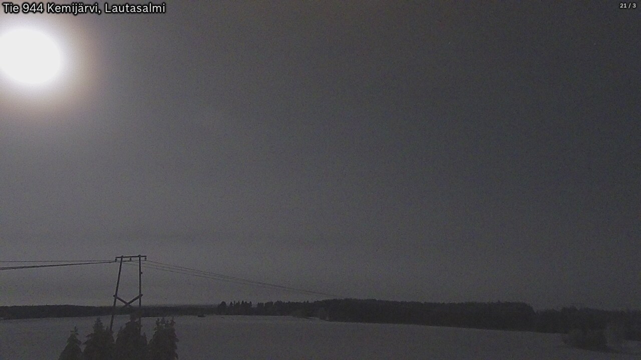 Kelikamerat Kuva Tie 944 Kemijärvi, Lautasalmi, Kemijärvi, Lappi