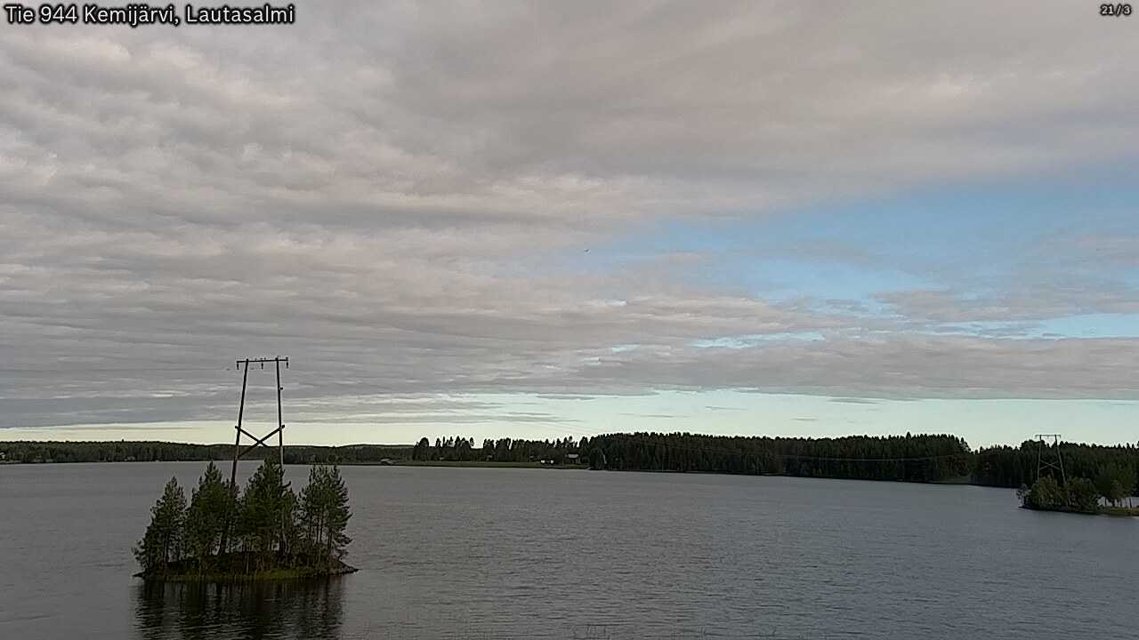 Weather Camera Image Road 944 Kemijärvi, Lautasalmi, Kemijärvi, Lappi