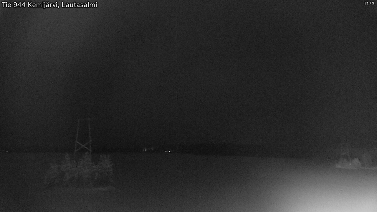 Weather Camera Image Väg 944 Kemijärvi, Lautasalmi, Kemijärvi, Lappi