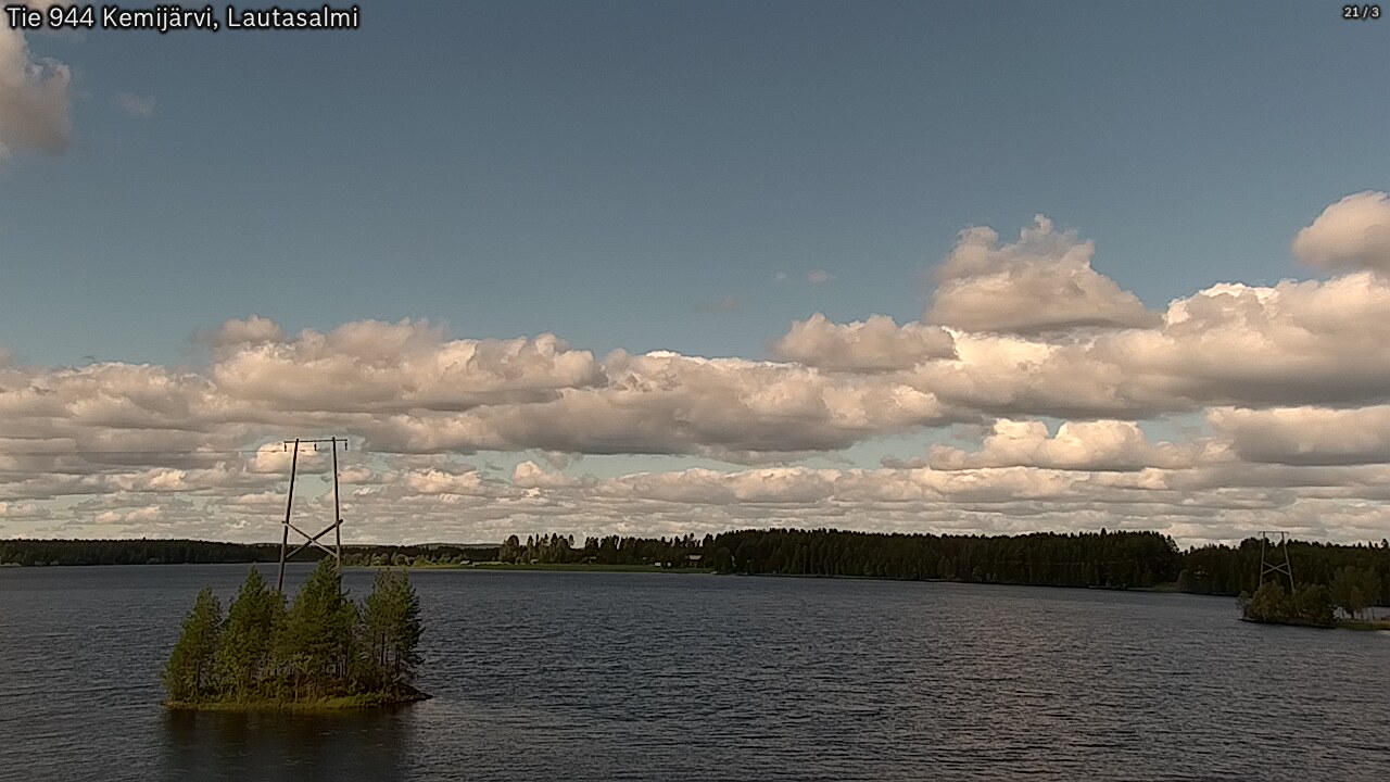 Weather Camera Image Väg 944 Kemijärvi, Lautasalmi, Kemijärvi, Lappi