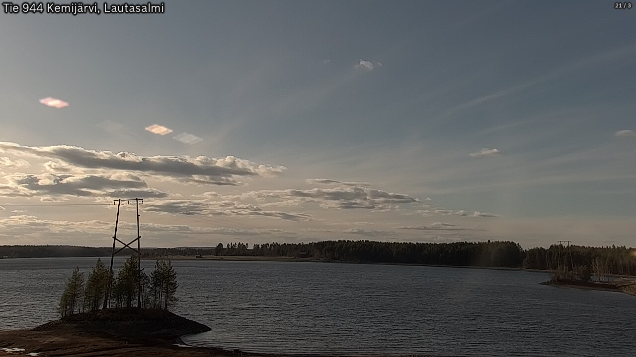 Weather Camera Image Road 944 Kemijärvi, Lautasalmi, Kemijärvi, Lappi
