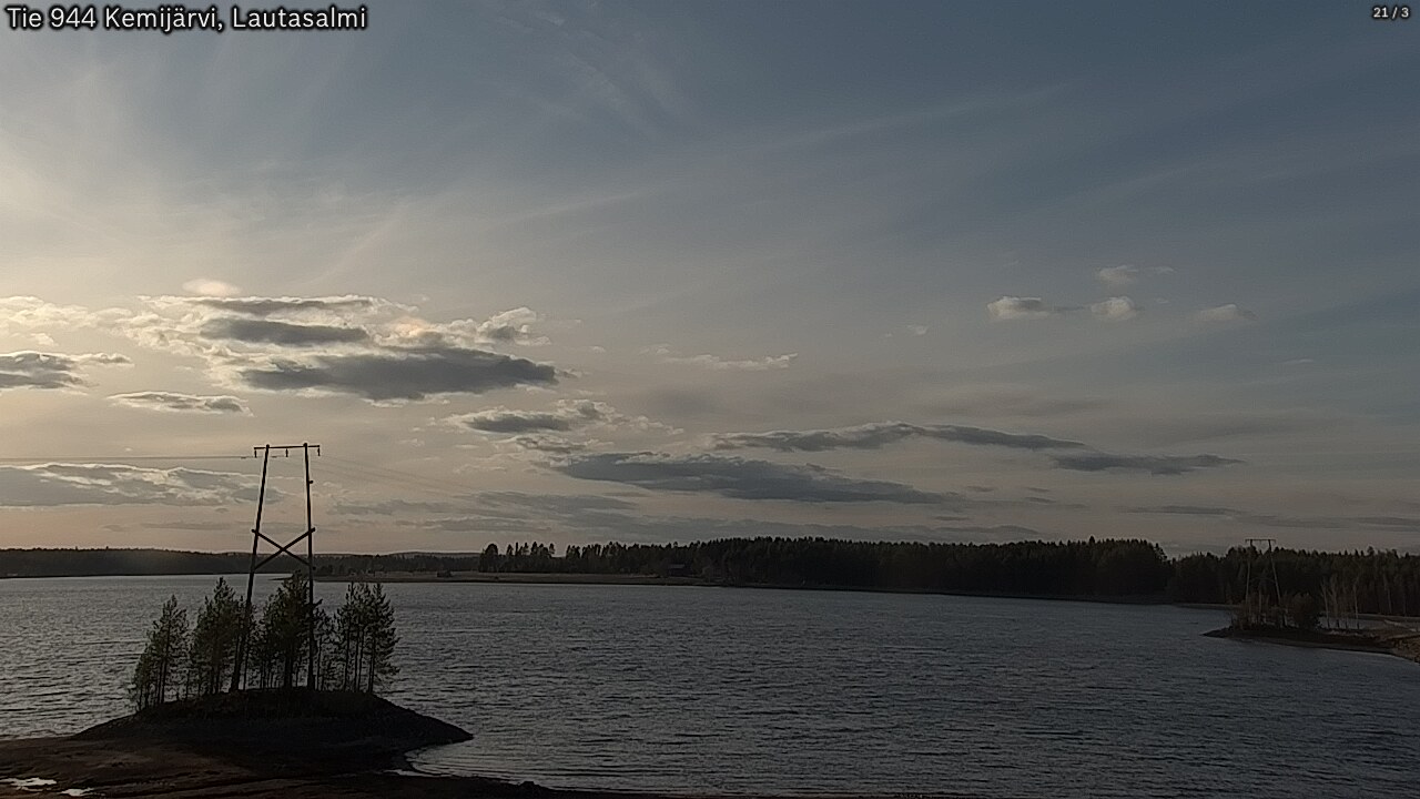 Weather Camera Image Road 944 Kemijärvi, Lautasalmi, Kemijärvi, Lappi