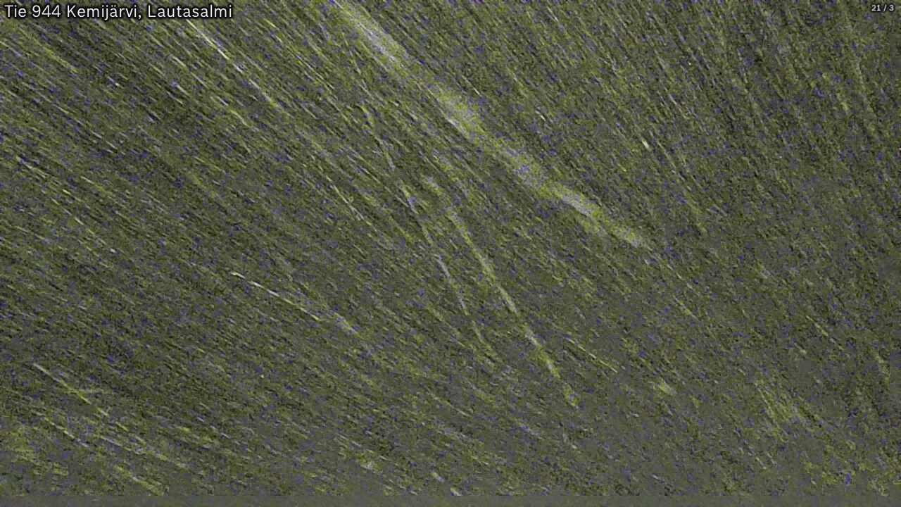 Weather Camera Image Väg 944 Kemijärvi, Lautasalmi, Kemijärvi, Lappi