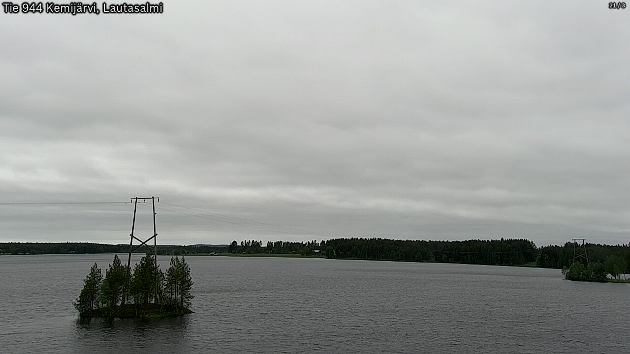 Weather Camera Image Väg 944 Kemijärvi, Lautasalmi, Kemijärvi, Lappi