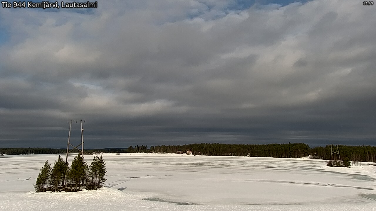 Kelikamerat Kuva Tie 944 Kemijärvi, Lautasalmi, Kemijärvi, Lappi