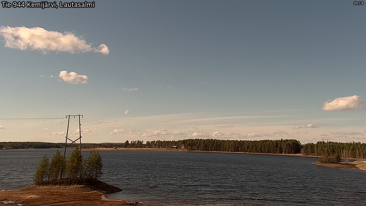 Weather Camera Image Road 944 Kemijärvi, Lautasalmi, Kemijärvi, Lappi