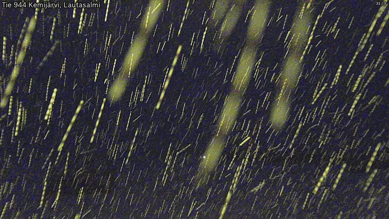 Weather Camera Image Väg 944 Kemijärvi, Lautasalmi, Kemijärvi, Lappi