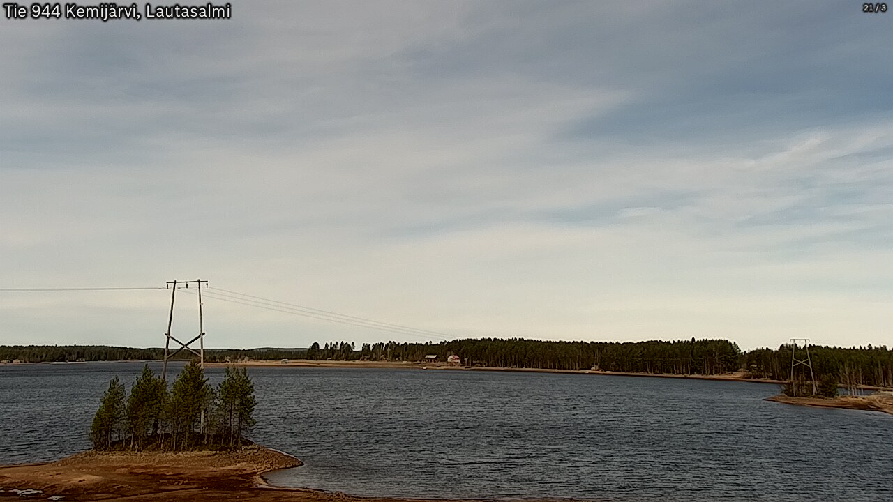 Weather Camera Image Road 944 Kemijärvi, Lautasalmi, Kemijärvi, Lappi