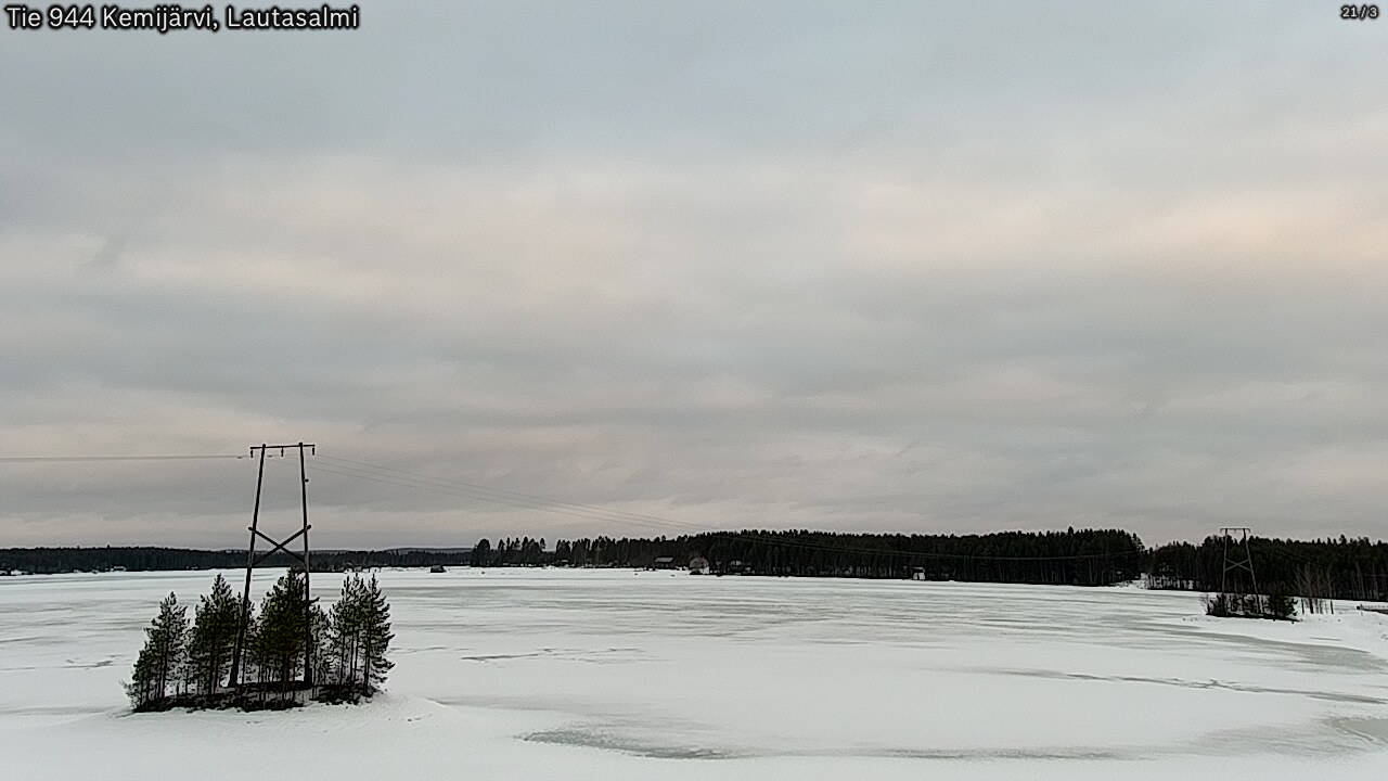 Kelikamerat Kuva Tie 944 Kemijärvi, Lautasalmi, Kemijärvi, Lappi