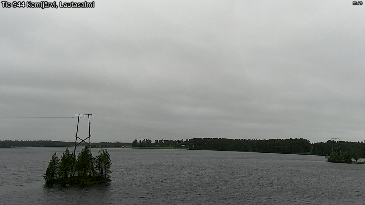Weather Camera Image Väg 944 Kemijärvi, Lautasalmi, Kemijärvi, Lappi