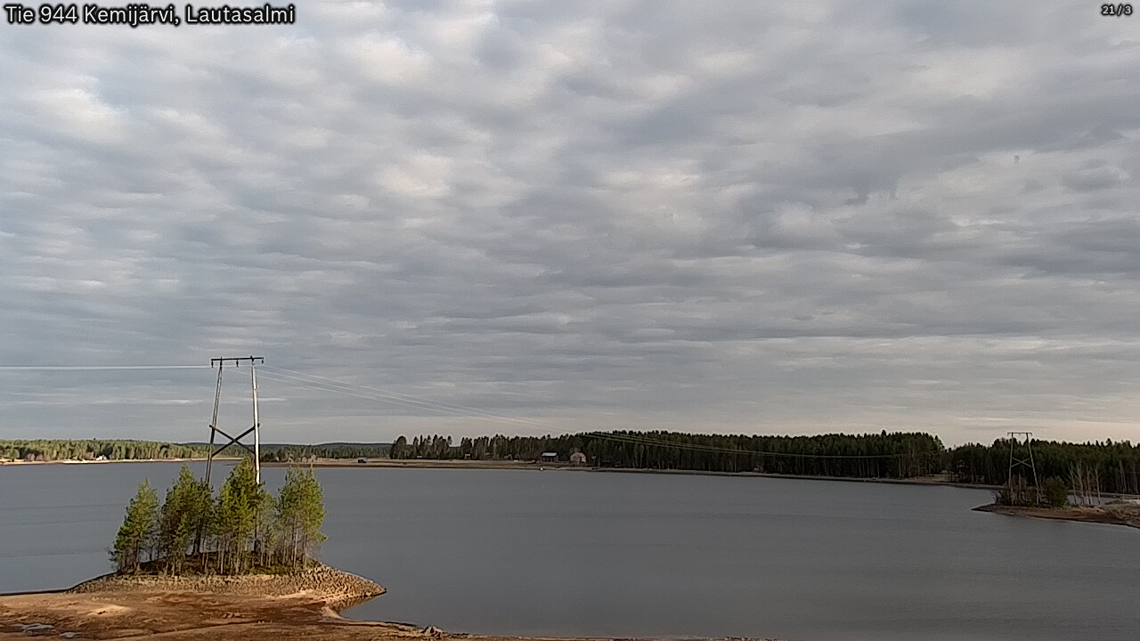 Weather Camera Image Road 944 Kemijärvi, Lautasalmi, Kemijärvi, Lappi