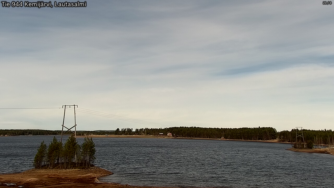 Weather Camera Image Road 944 Kemijärvi, Lautasalmi, Kemijärvi, Lappi