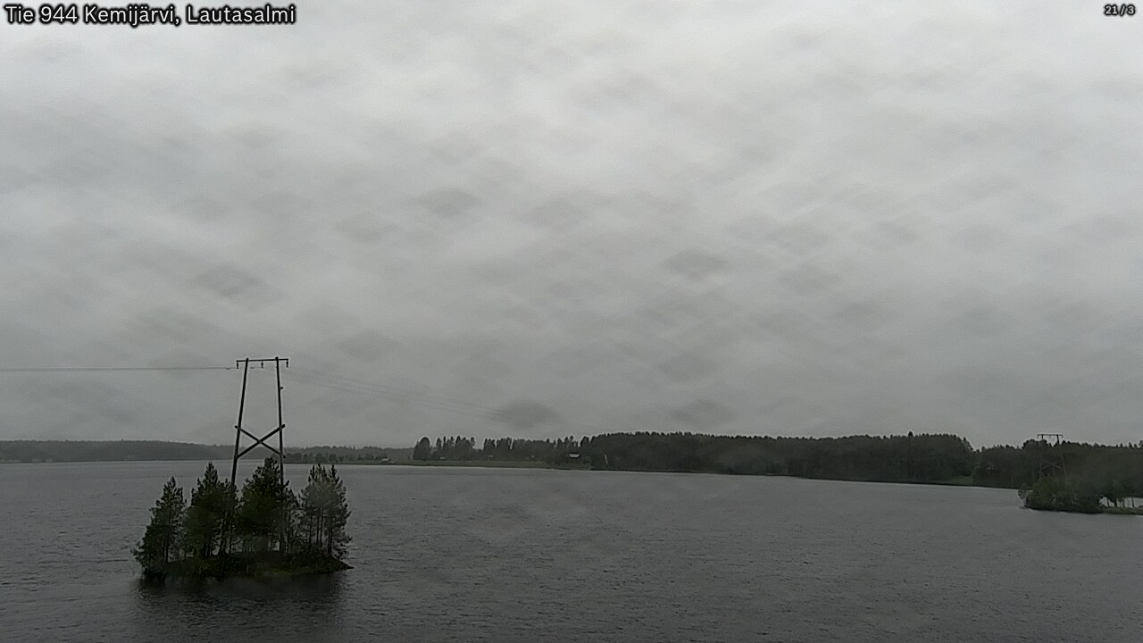 Weather Camera Image Väg 944 Kemijärvi, Lautasalmi, Kemijärvi, Lappi