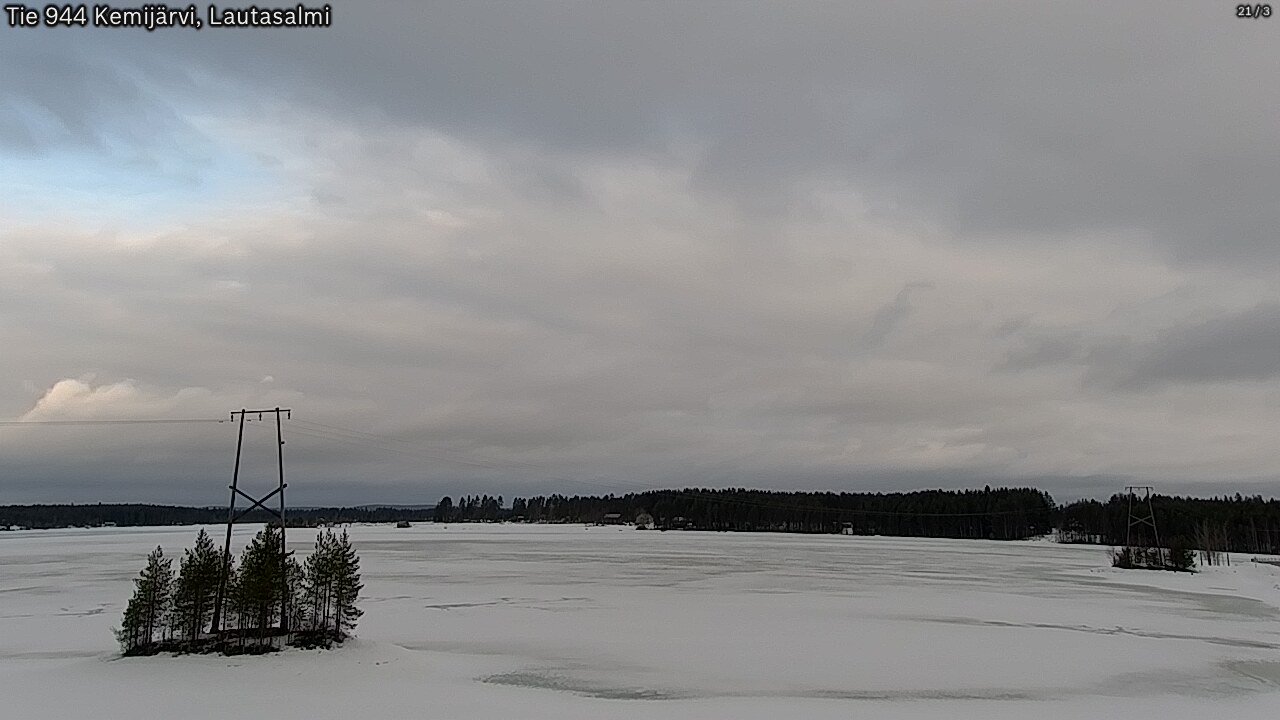 Kelikamerat Kuva Tie 944 Kemijärvi, Lautasalmi, Kemijärvi, Lappi