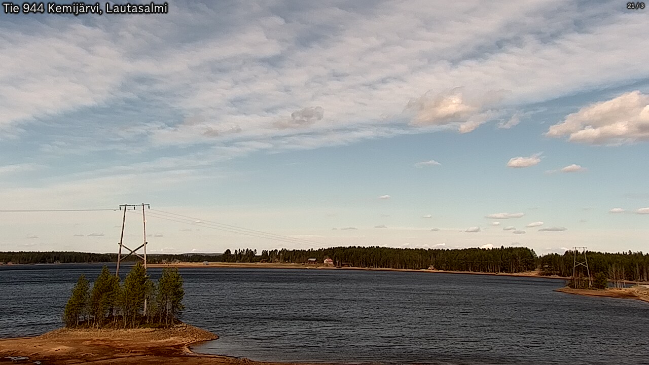 Weather Camera Image Road 944 Kemijärvi, Lautasalmi, Kemijärvi, Lappi