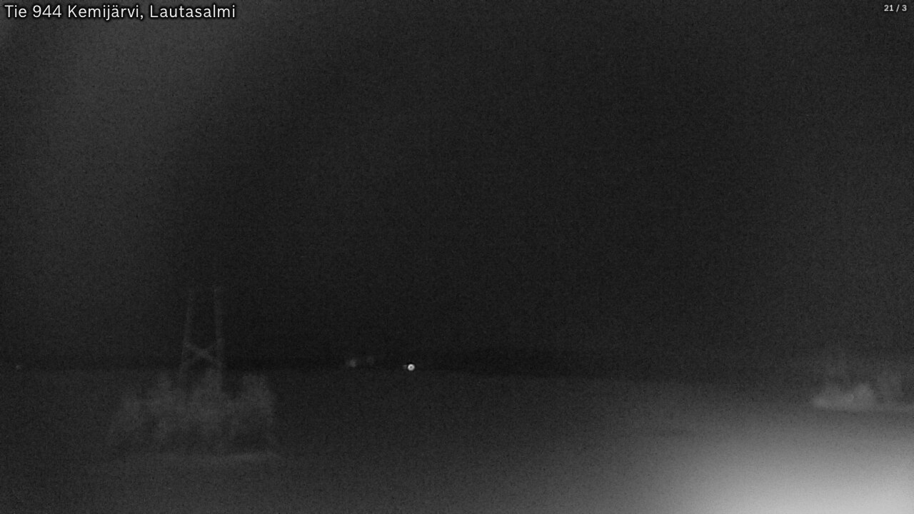 Weather Camera Image Väg 944 Kemijärvi, Lautasalmi, Kemijärvi, Lappi