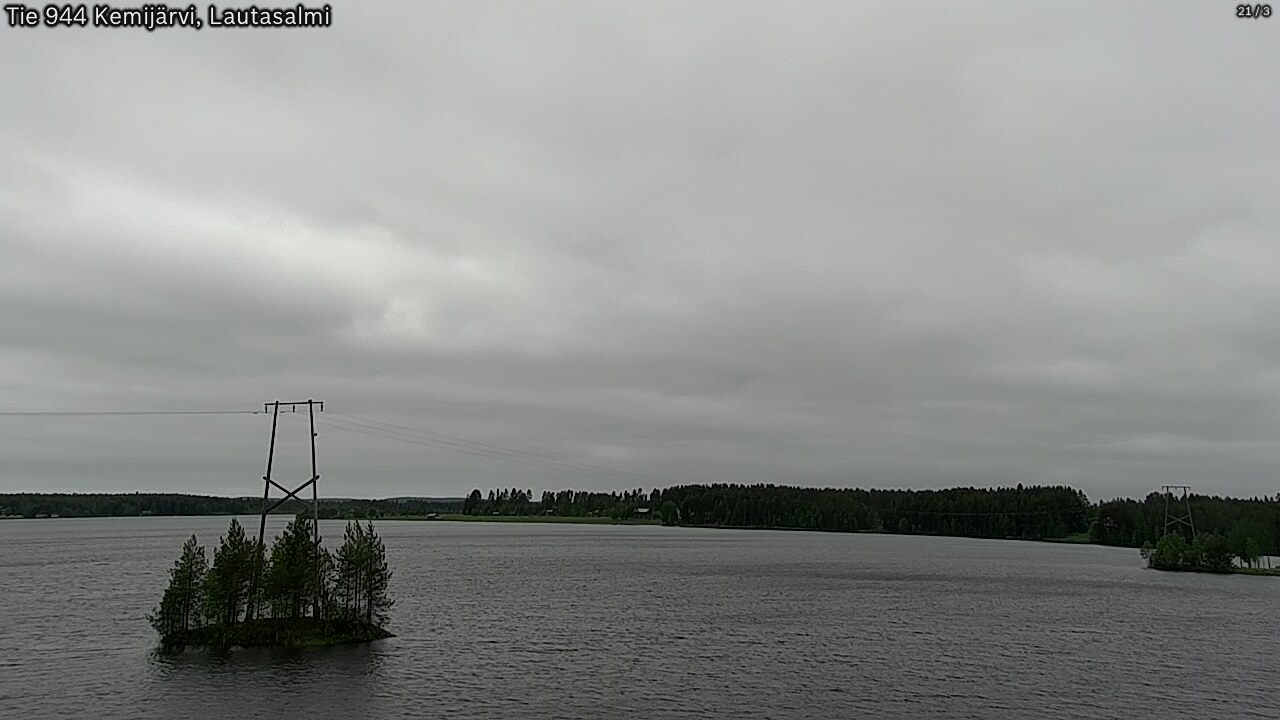 Weather Camera Image Väg 944 Kemijärvi, Lautasalmi, Kemijärvi, Lappi