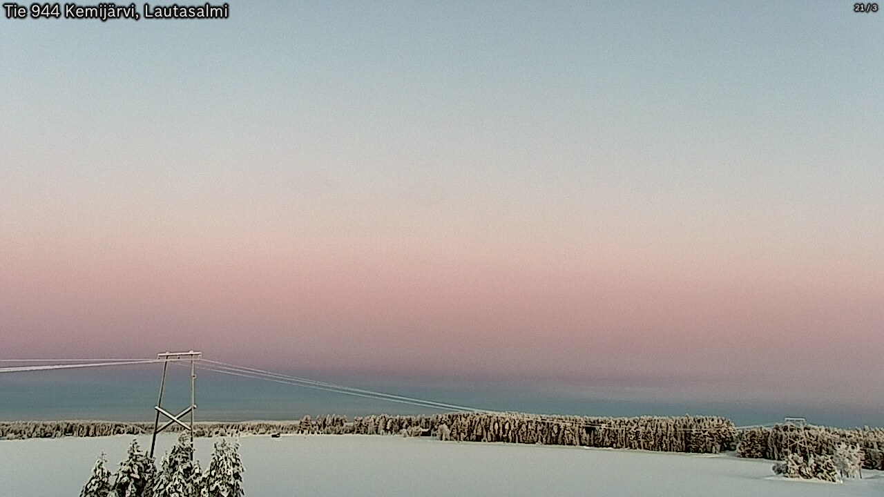 Kelikamerat Kuva Tie 944 Kemijärvi, Lautasalmi, Kemijärvi, Lappi