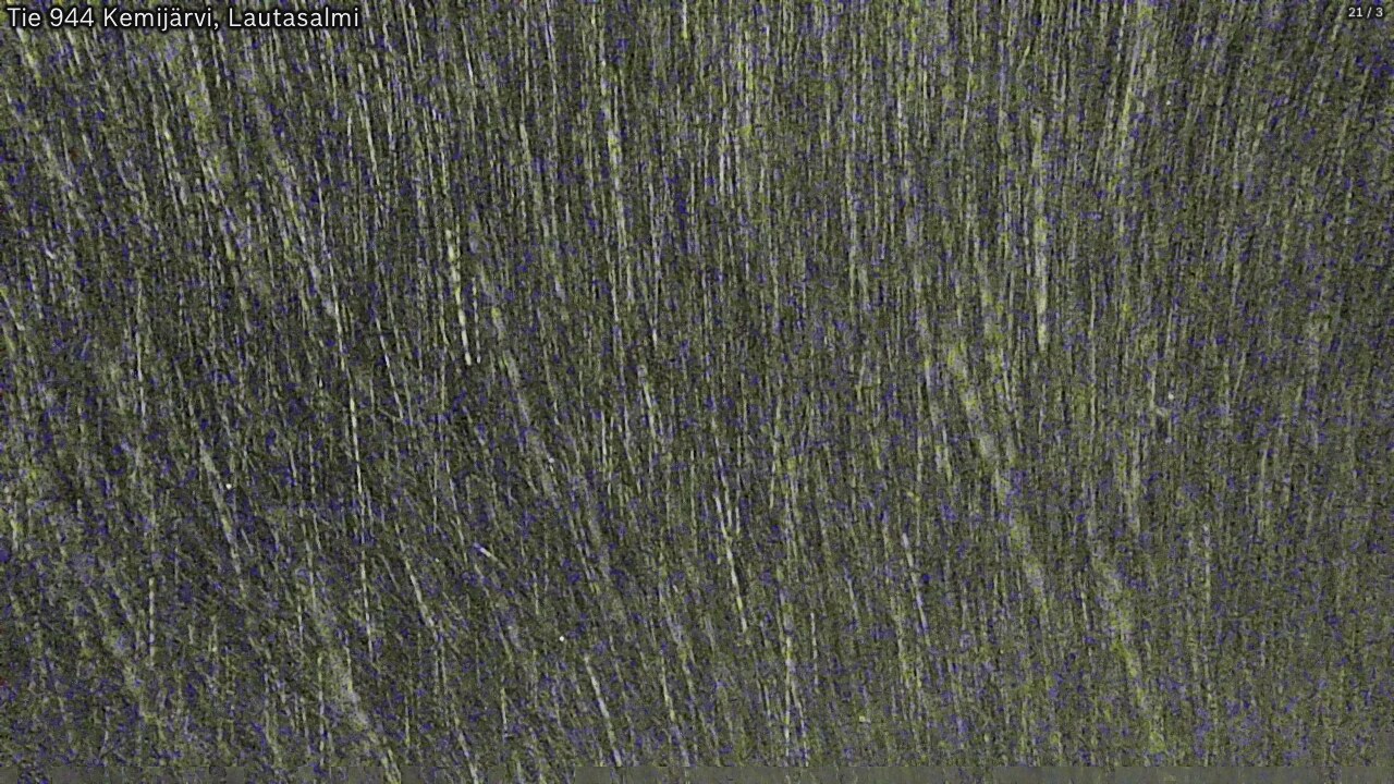Weather Camera Image Väg 944 Kemijärvi, Lautasalmi, Kemijärvi, Lappi