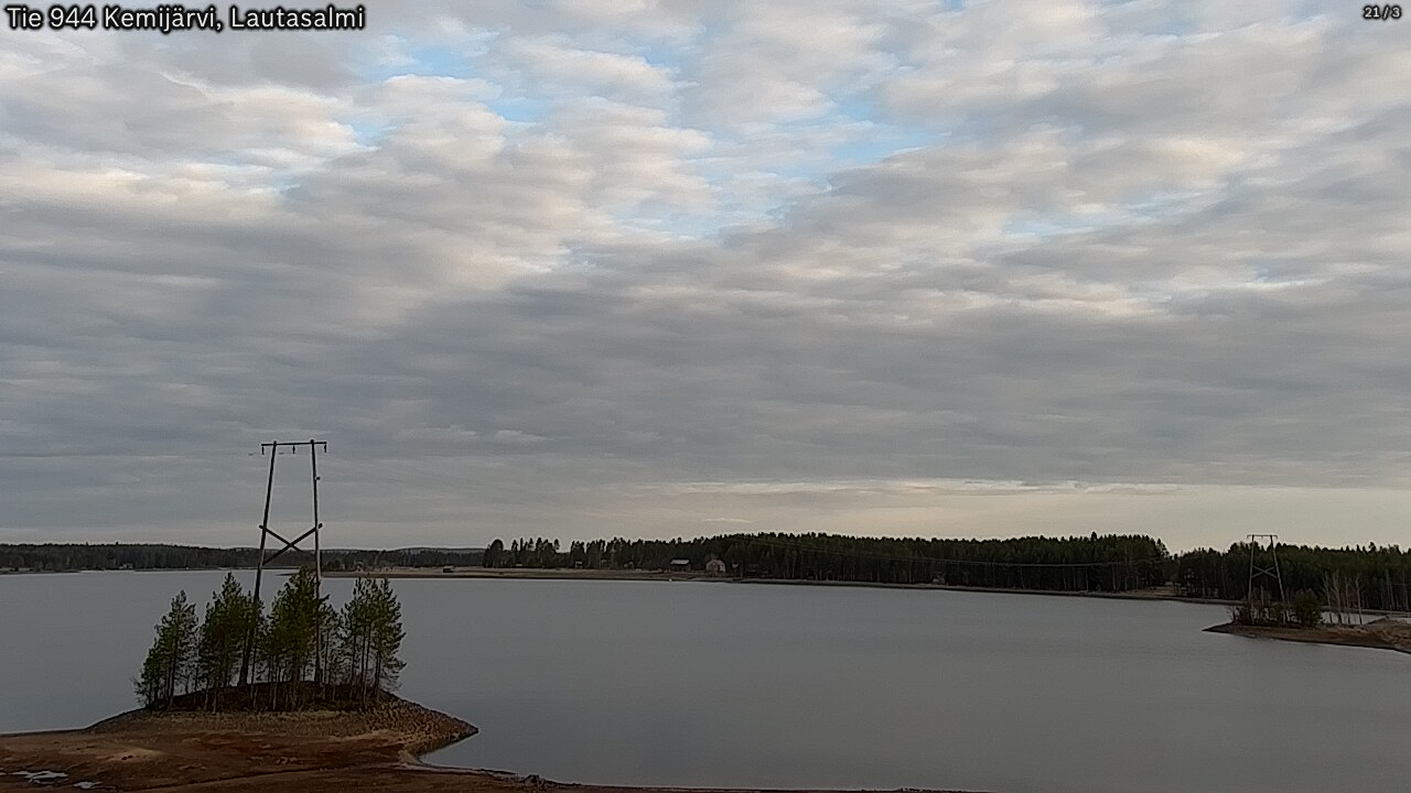 Weather Camera Image Road 944 Kemijärvi, Lautasalmi, Kemijärvi, Lappi