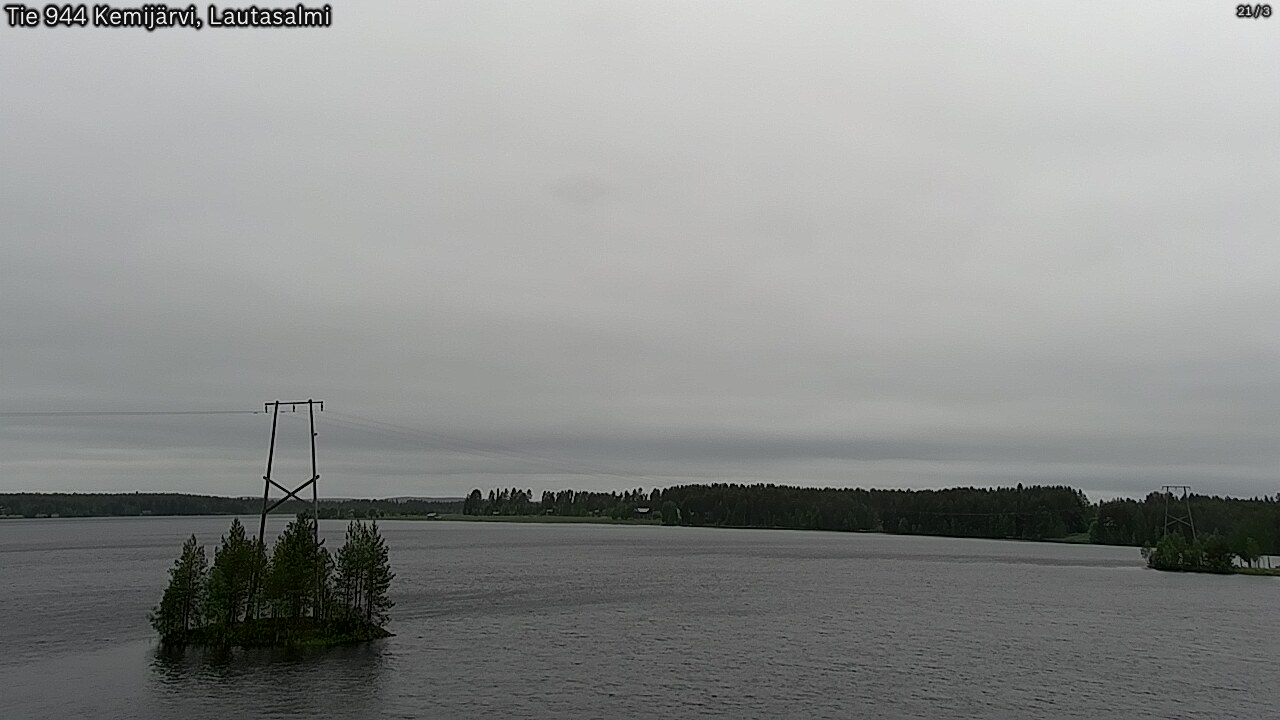 Weather Camera Image Väg 944 Kemijärvi, Lautasalmi, Kemijärvi, Lappi