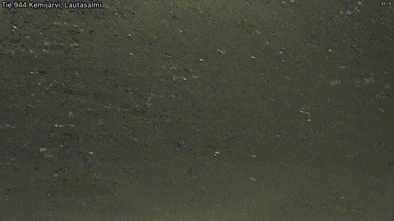 Weather Camera Image Väg 944 Kemijärvi, Lautasalmi, Kemijärvi, Lappi
