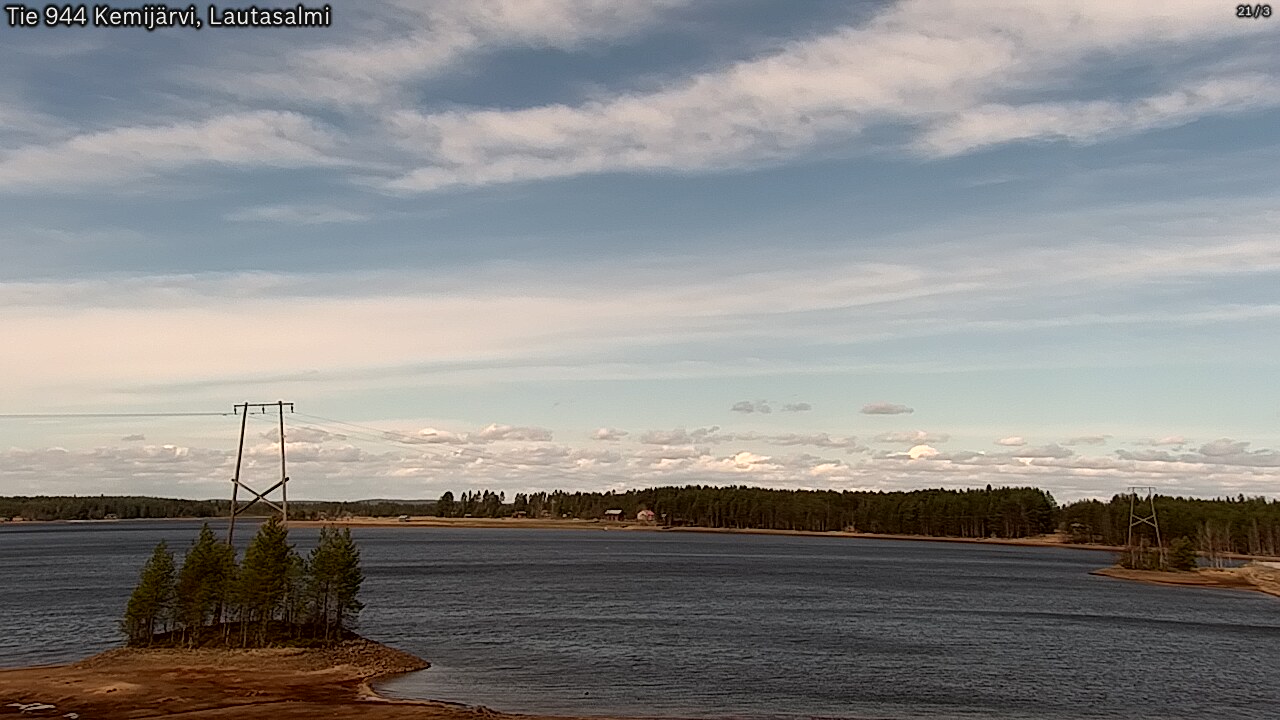 Weather Camera Image Road 944 Kemijärvi, Lautasalmi, Kemijärvi, Lappi