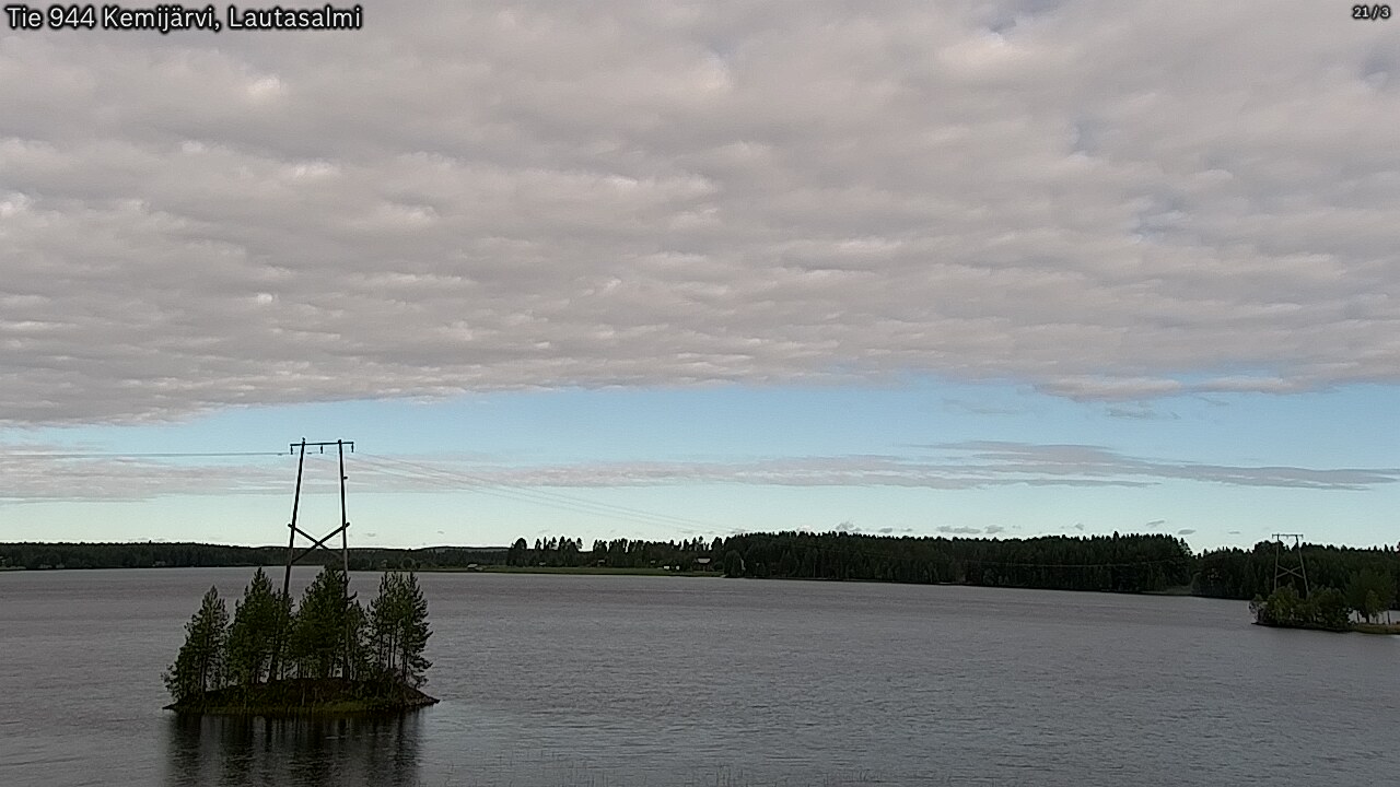 Weather Camera Image Väg 944 Kemijärvi, Lautasalmi, Kemijärvi, Lappi