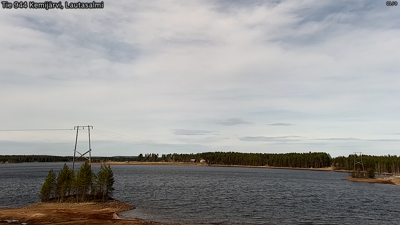 Weather Camera Image Road 944 Kemijärvi, Lautasalmi, Kemijärvi, Lappi
