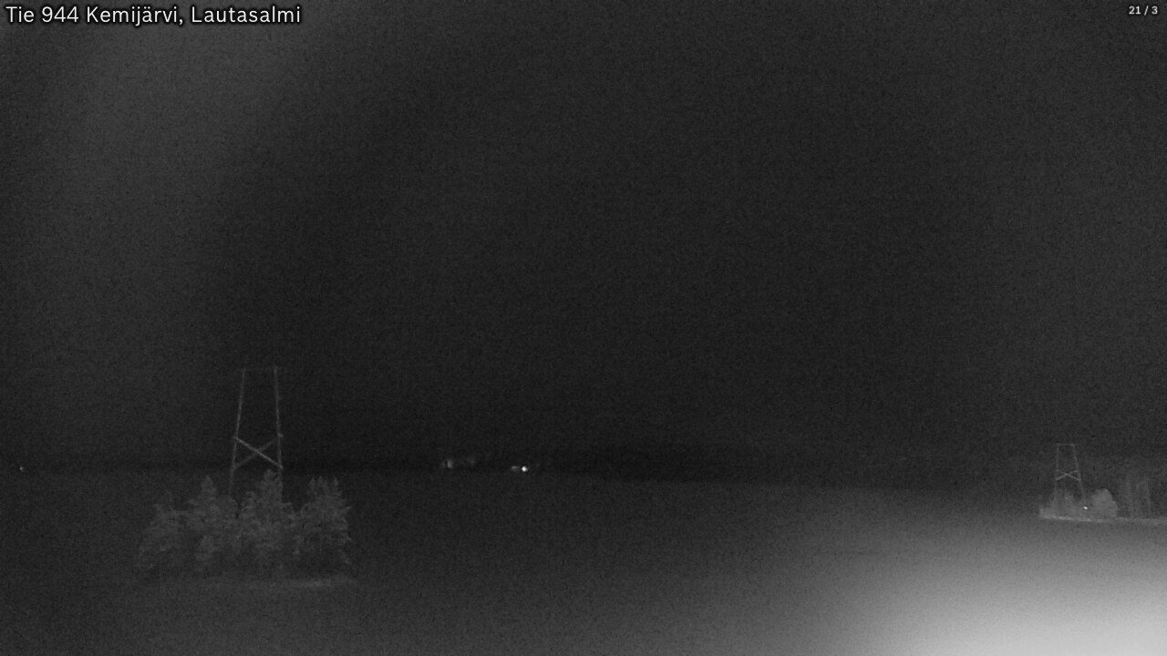 Weather Camera Image Väg 944 Kemijärvi, Lautasalmi, Kemijärvi, Lappi