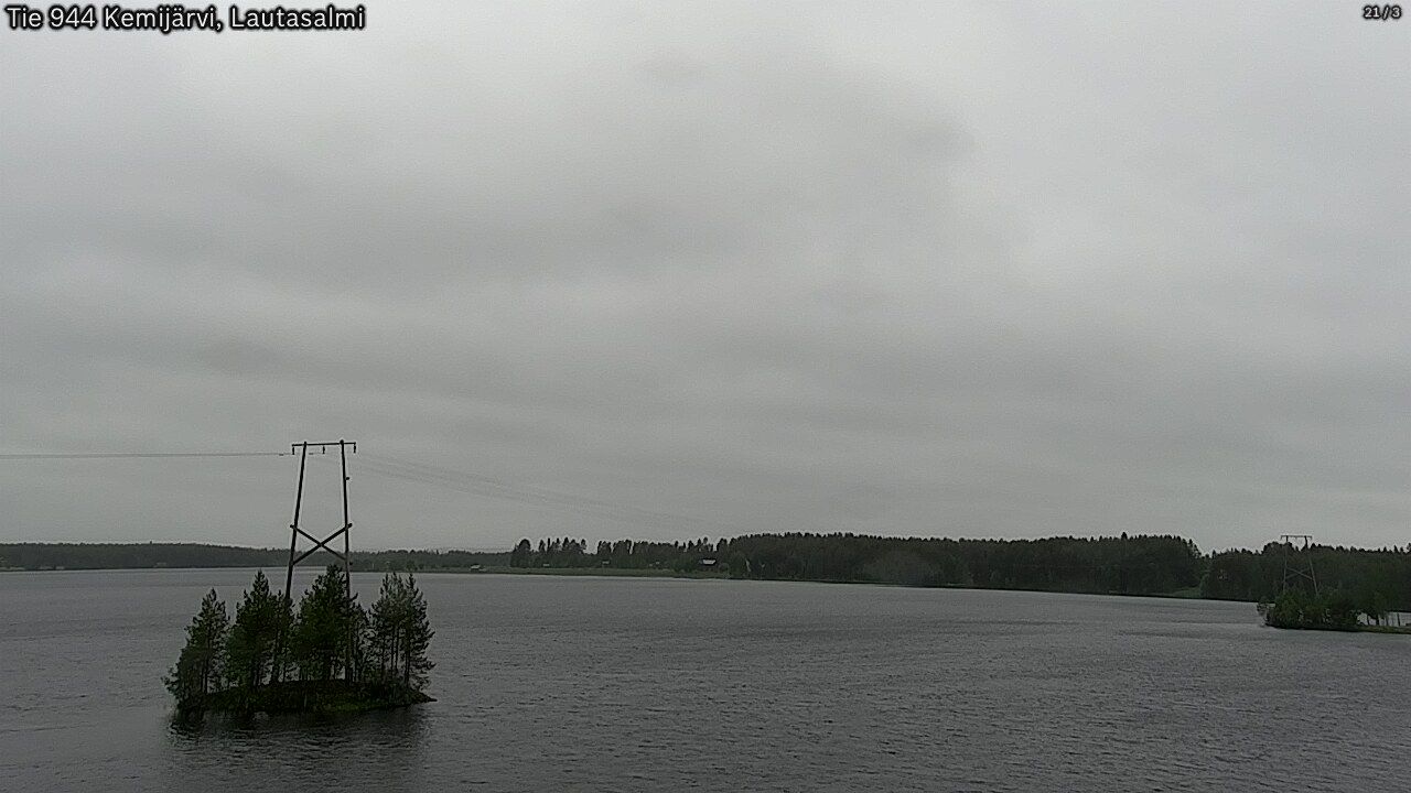 Weather Camera Image Väg 944 Kemijärvi, Lautasalmi, Kemijärvi, Lappi