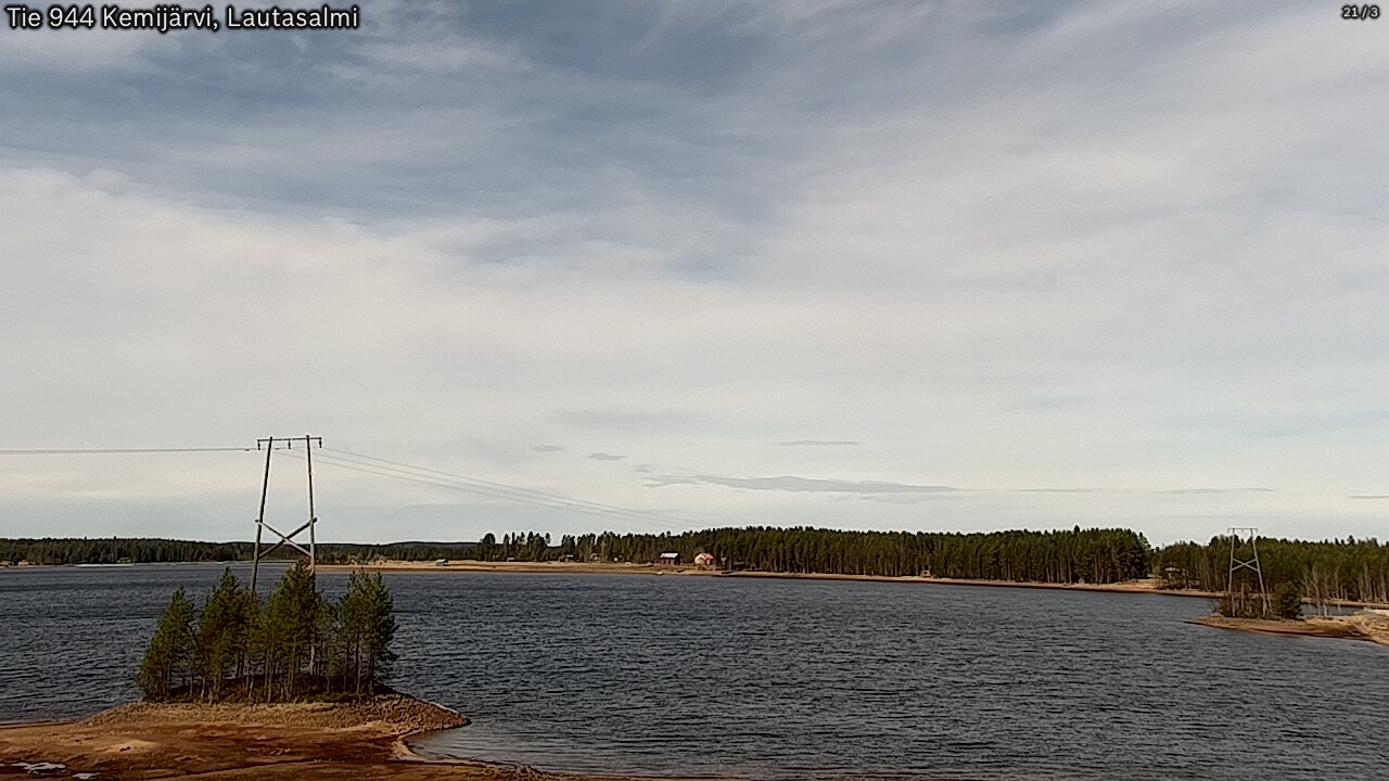 Weather Camera Image Road 944 Kemijärvi, Lautasalmi, Kemijärvi, Lappi