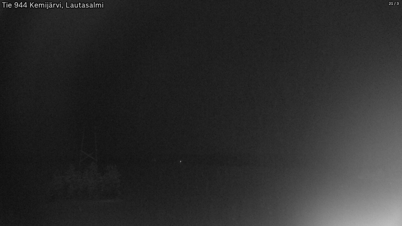 Weather Camera Image Väg 944 Kemijärvi, Lautasalmi, Kemijärvi, Lappi