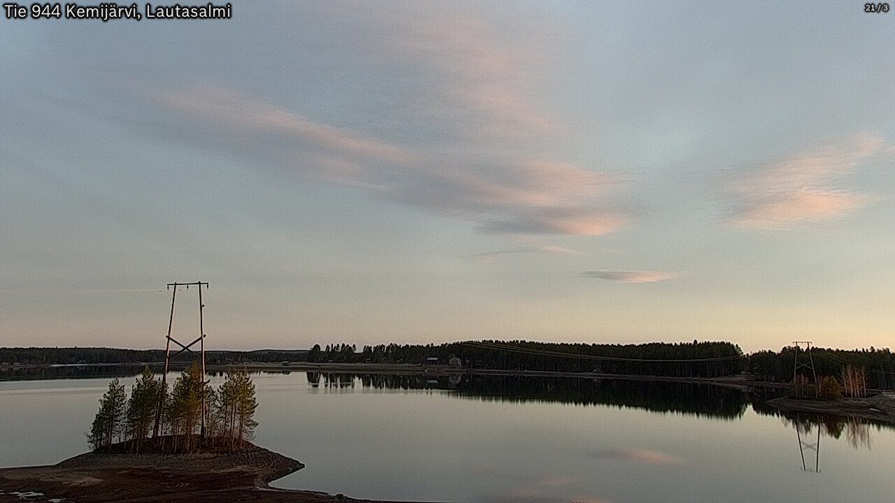 Weather Camera Image Road 944 Kemijärvi, Lautasalmi, Kemijärvi, Lappi