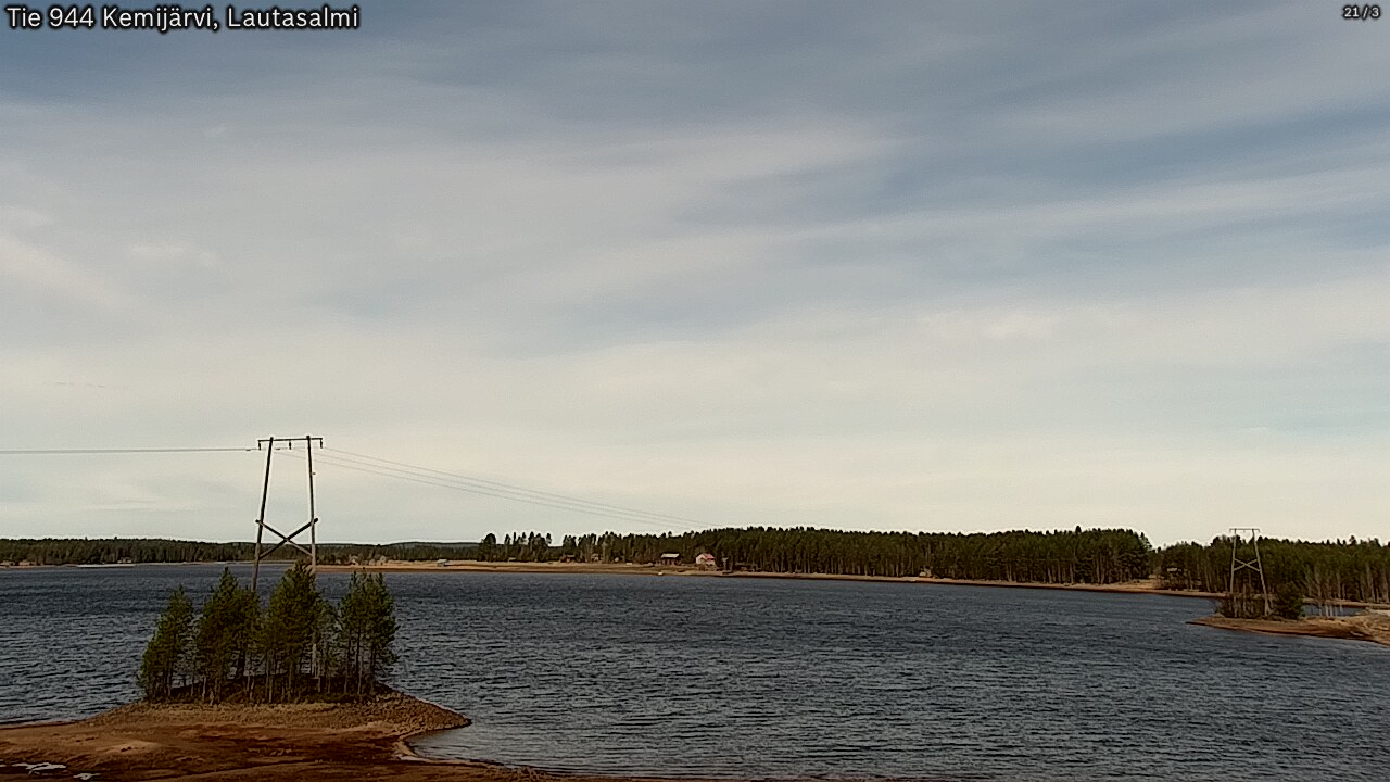 Weather Camera Image Road 944 Kemijärvi, Lautasalmi, Kemijärvi, Lappi