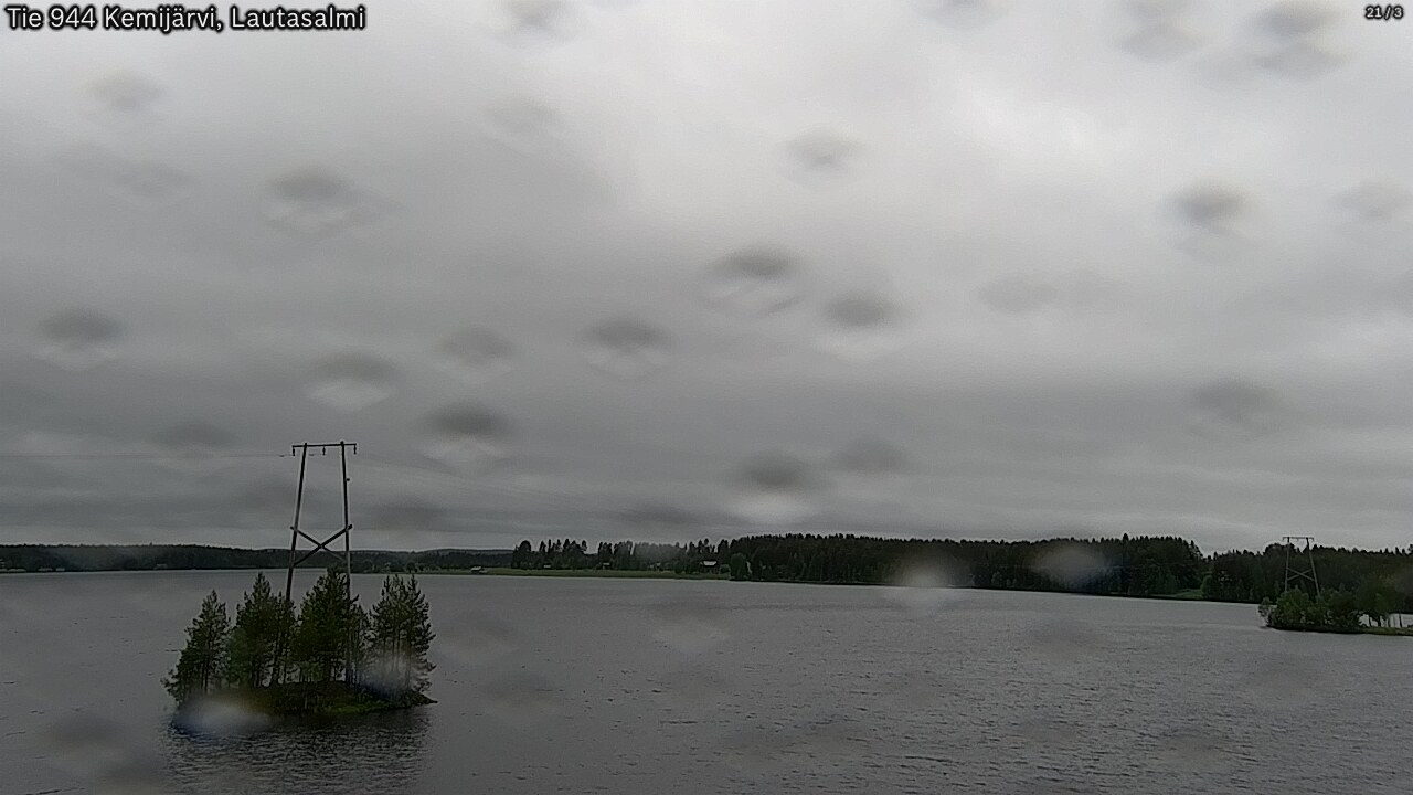 Weather Camera Image Road 944 Kemijärvi, Lautasalmi, Kemijärvi, Lappi