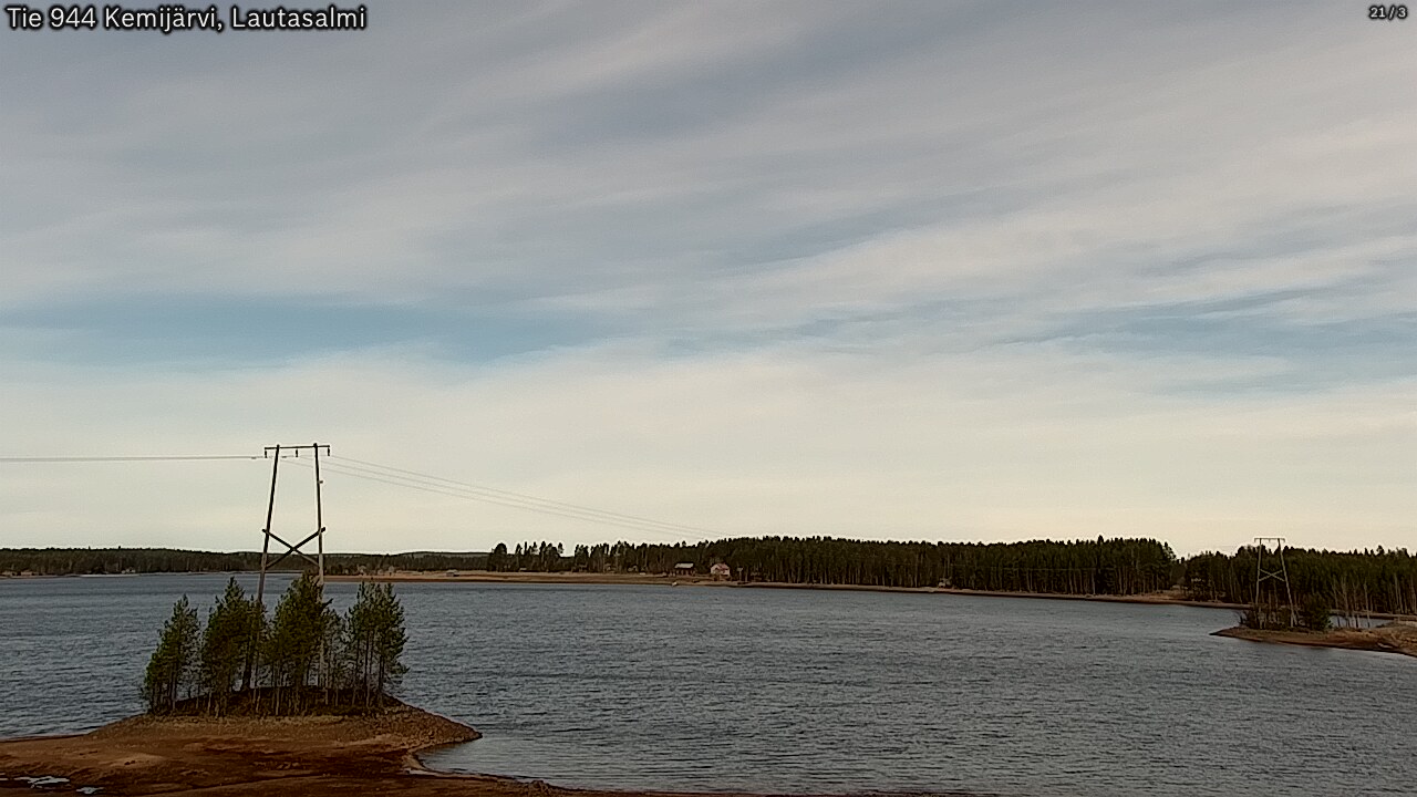 Weather Camera Image Road 944 Kemijärvi, Lautasalmi, Kemijärvi, Lappi