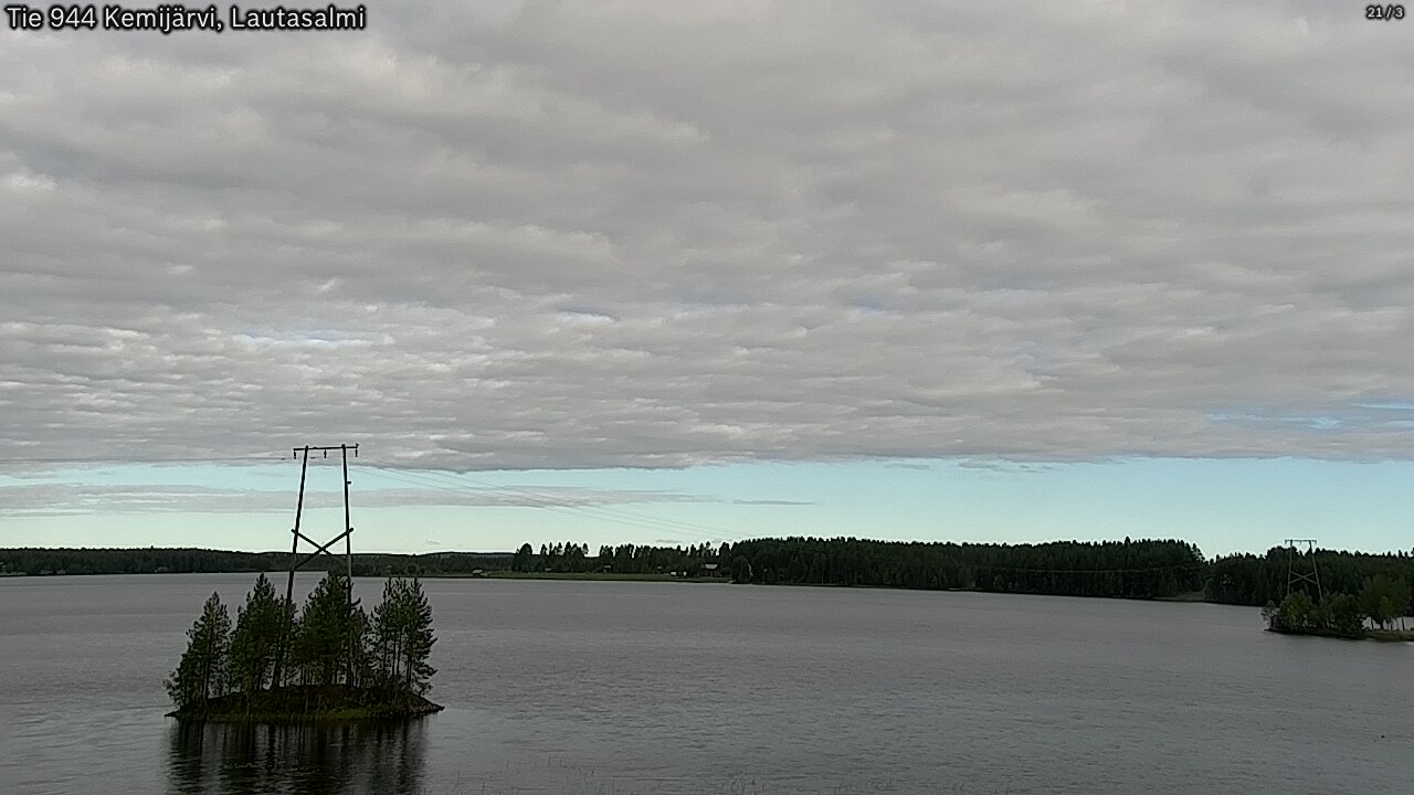 Weather Camera Image Road 944 Kemijärvi, Lautasalmi, Kemijärvi, Lappi