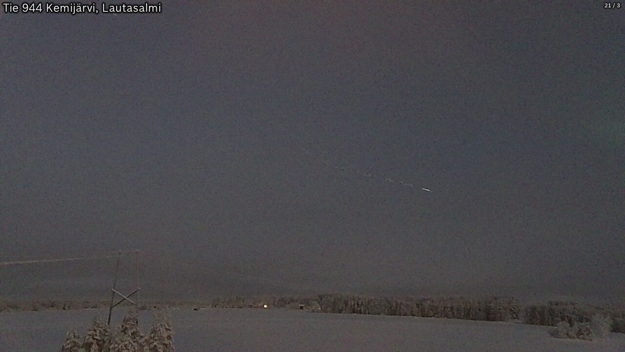 Kelikamerat Kuva Tie 944 Kemijärvi, Lautasalmi, Kemijärvi, Lappi