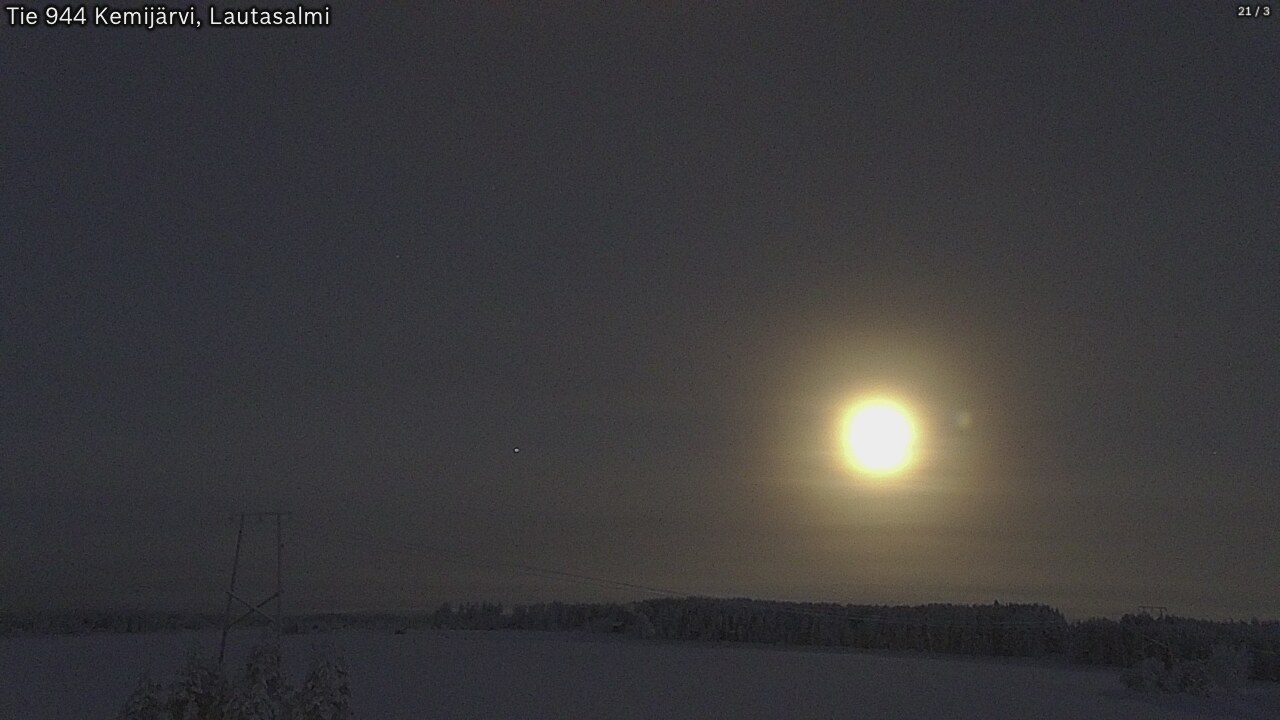 Kelikamerat Kuva Tie 944 Kemijärvi, Lautasalmi, Kemijärvi, Lappi